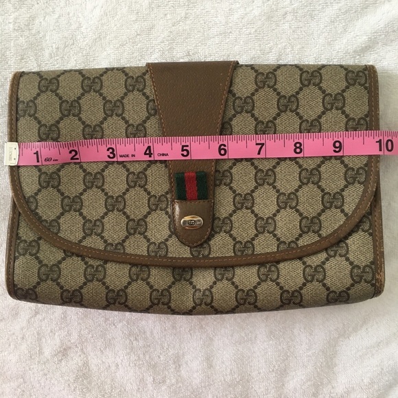 OFFERS WELCOMED- GUCCI GG Sherry Line Clutch dust bag and box NOT original - Picture 15 of 16